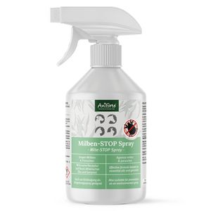 AniForte Milbenspray für Hunde & Pferde 500 ml - Antimilbenspray zur effektiven Abwehr von Parasiten, Milben-STOP, Milbenschutz bei Milbenbefall