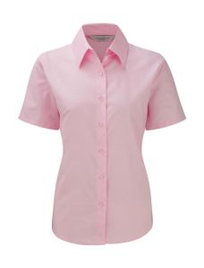 Russel Damen Business Oberteil Shirt Bluse T-Shirt kurzarm, Größe:6XL (52), Farbe:Classic Pink