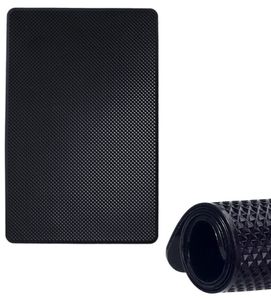 [27x15cm] Protišmyková podložka do auta pre mobilný telefón - protišmyková podložka na palubnú dosku | Protišmyková podložka do auta pre mobilný telefón, PDA, Navi Smartphone | Veľká samolepiaca podložka so silnou priľnavosťou | Samolepiaca podložka - [čierna]