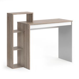 Stôl Vicco Leo, 100 x 40 cm, Sonoma/biela