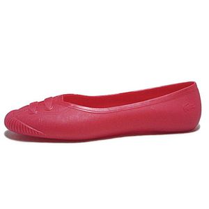 Lacoste Ithia Jelly 7-17SRW329484T Ballerina Badeschuhe Gummischuhe rot, Schuhgröße:37 EU