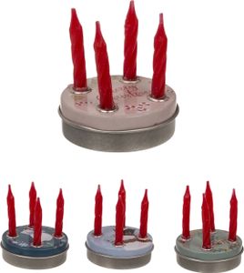 OOTB Mini-Adventskranz 4 Minikerzen mit Sockel OOTB Mini-Adventskranz 4 Minikerzen mit Sockel