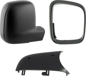 Spiegelkappe Außenspiegel Gehäuse + Rahmen + Blende RECHTS für VW T5 03-09 Caddy