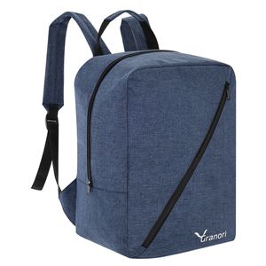Handgepäck Rucksack 40x20x25 cm ideal als Reisetasche für Flüge mit z. B. Ryanair in Blau