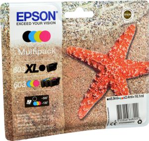 Epson 603 XL - Original - Tinte auf Pigmentbasis - Schwarz - Cyan - Magenta - Gelb - Epson - Multipa Epson
