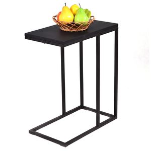 COSTWAY Beistelltisch Sofatisch Telefontisch Laptoptisch Nachttisch Anstelltisch Konsolentisch Couchtisch Kaffeetisch Balkontisch Wohnzimmertisch Flurtisch Ablagetisch Blumentisch Metall + Holz