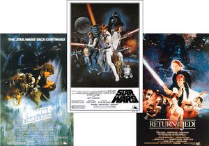 Star Wars Posterset Filmplakat Episode 4 - 6 US Size 68,5 x 101,5 cm