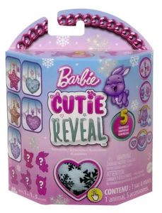 Mattel Barbie: Cutie Reveal - Torebka z niebieskim sercem (HKR35)