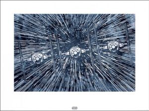 Star Wars Poster Kunstdruck - Das Erwachen Der Macht Episode VII, TIE Fighters (60 x 80 cm)