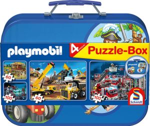 PLAYMOBIL. Puzzle-Box 2 x 60, 2 x 100 Teile