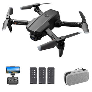 LS-XT6 RC-Drohne mit Kamera 4K-Drohne Dual-Kamera-Spur Fluggravitationssensor Geste Foto Video Höhe Halten Headless-Modus RC Quadcopter für Erwachsene Kind, 3 Batterien
