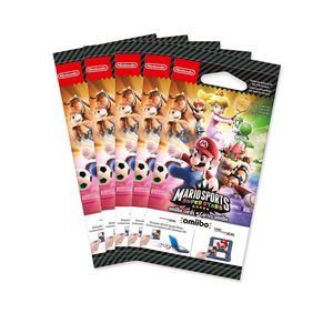 5x Amiibo Karten Mario Sports Superstars 5 Stück