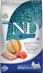 N&D OCEAN DOG Adult Mini Salmon & Cod & Melon 800g