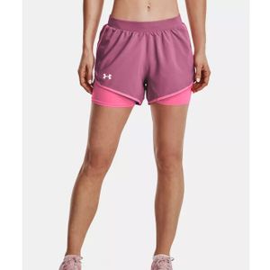 Pánské kraťasy Under Armour UA Fly By 2.0 2N1 Short-PNK - XS