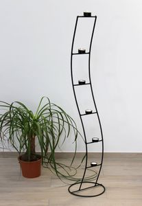 DanDiBo Teelichthalter SW102 aus Metall 120 cm Kerzenleuchter Kerzenhalter Kerzenständer