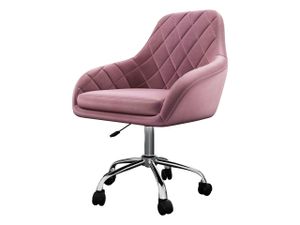 Mirjan24 Bürosessel Muz 1018-1, Ergonomisch Drehstühle, Stilvoll Schreibtischstuhl, Komfort Bürostuhl (Farbe: 15-Rosa)