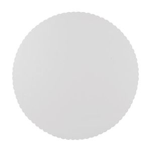 500 Tortenunterlagen, Pappe "pure" rund Ø 28 cm weiss mit gezacktem Rand
