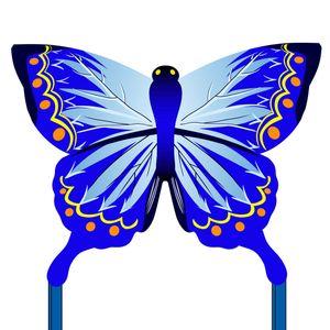 Kinderdrachen Einleiner Butterfly Kite Indigo Schmetterling HQ Drachen
