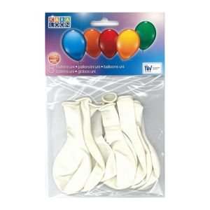 Karaloon 8 białych balonów imprezowych w jakości helu