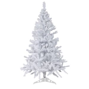 Wohaga® Künstlicher Tannenbaum mit Baumständer / Eisweiß / 180cm / 600 Spitzen