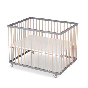 Laufgitter 75x100 cm - grau/natur - Premium Kollektion