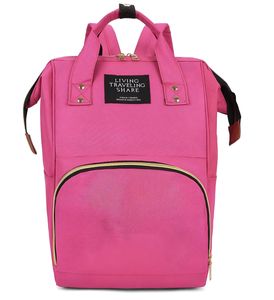 Voděodolný přebalovací batoh pro maminky - růžový