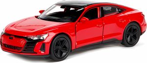 AUDI RS E-tron GT Modellauto 12cm aus Metall WELLY Modell Auto Spielzeugauto Spielzeug Kinder Geschenk 82 (Rot)