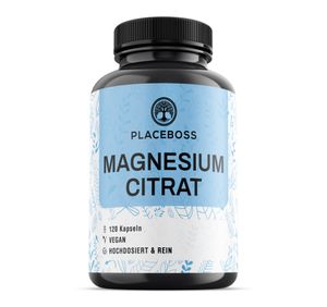 Magnesiumcitrat Elementares Magnesium Citrat 120 Kapseln 400mg Hochdosiert