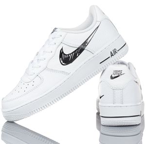 Nike Air Force 1 Low Gs DM3177 100, Weiß, Schuhgröße:40