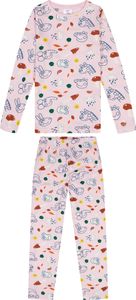 Peppa Wutz Pig Kinder Schlafanzug Mädchen Pyjama Langarmshirt Langarm T-Shirt + Schlafhose, Größe:110-116 Peppa Wutz Pig Kinder Schlafanzug Mädchen Pyjama Langarmshirt Langarm T-Shirt + Schlafhose, Größe:110-116