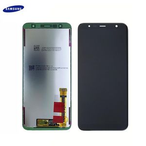 Originálny Samsung Galaxy J6 Plus J6+ 2018 J610F LCD displej dotykový displej digitalizátor čierny (servisný balík) GH97-22582A / GH97-22583A