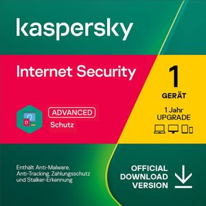 Kaspersky Internet Security 2024 | 1 Gerät | 1 Jahr | PC/Mac/Mobile | Aktivierungscode per Email