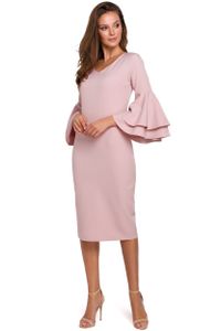 Makover Formelle Frauenkleider Olgan K002 rosa XL