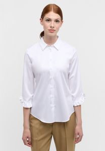 Satin Shirt Bluse Satingewebe 3/4-Arm