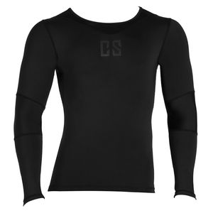 CAPITAL SPORTS Beforce Kompressionsshirt Herren Oberteil Funktionsunterwäsche Langarm Shirt für Männer (Size M, Kompressions- und Laufunterwäsche, trägt Feuchtigkeit nach außen) schwarz