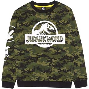 Jurassic World - Sweatshirt für Kinder PG2061 (158) (Grün/Weiß)