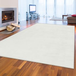Schön weich-flauschiger Teppich „bezaubernd“ in schneeweiß Größe - 200 x 290 cm