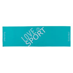 Handtuch für Fitnessstudio Fitness Buchstabendrucke schnell Abwischen von Schweiß wiederverwendbar Outdoor-Sport Yoga-Handtuch Sportzubehör-Blau