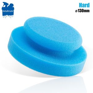 detailmate Handpolierschwamm -  Medium Cut Foam, XL, blau, Ø 130/50mm - Auto Polierschwamm