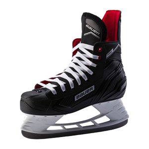 BAUER Ju.-Eishockey-Schuh Pro Skate SCHWARZ-WEISS-ROT-SI 3
