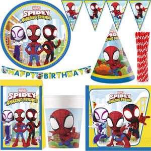 Spidey & seine Freunde Geburtstag Deko Partyset Spiderman Kinergeburtstag