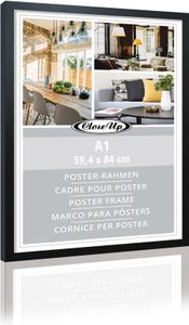 Posterrahmen 59,4 x 84,1 cm Din A1, Holzdekor schwarz