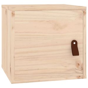 vidaXL Wandschrank 31,5x30x30 cm Massivholz Kiefer