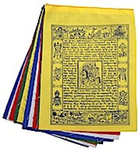 Traditionelle tibetische Gebetsfahne LT