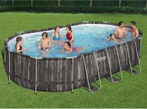 Bestway Power Steel Pool-Set Oval 488x305x107 cm Bestway Power Steel Pool-Set Oval 488x305x107 cm