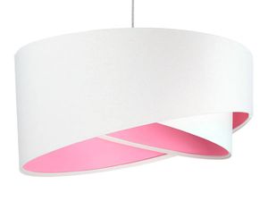 Lampa wisząca GEMSTONE WHITE biała/różowa