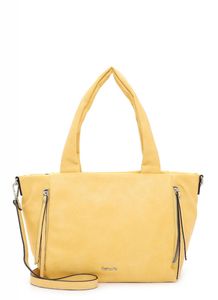 Tamaris Damen Shopper Handtasche dekorative Reißverschlussfächer Liselotte 32224, Farbe:Gelb