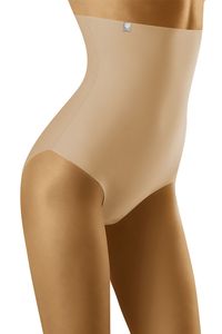 Wolbar damen slip hoher bund shapewear unterhose unterwäsche diamond 3509, beige, xl