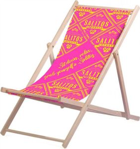 Salitos Liegestuhl Pink aus Buchenholz dreifach verstellbar Beach Party Festival Sommer Relaxliege Garten Sonnenliege Strandliege Salitos Liegestuhl Pink aus Buchenholz dreifach verstellbar Beach Party Festival Sommer Relaxliege Garten Sonnenliege Strandliege