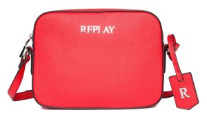 REPLAY Crossbody Bag with Zip Blood Red